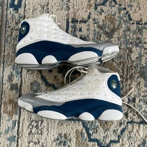 Nike Air Jordan 13 white/blue/grey mens 8.5